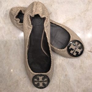 Tory Burch Reva Flat Snakeskin Flat
