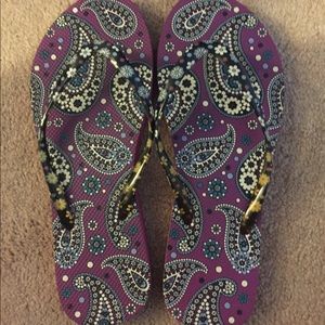 Vera Bradley flip flops