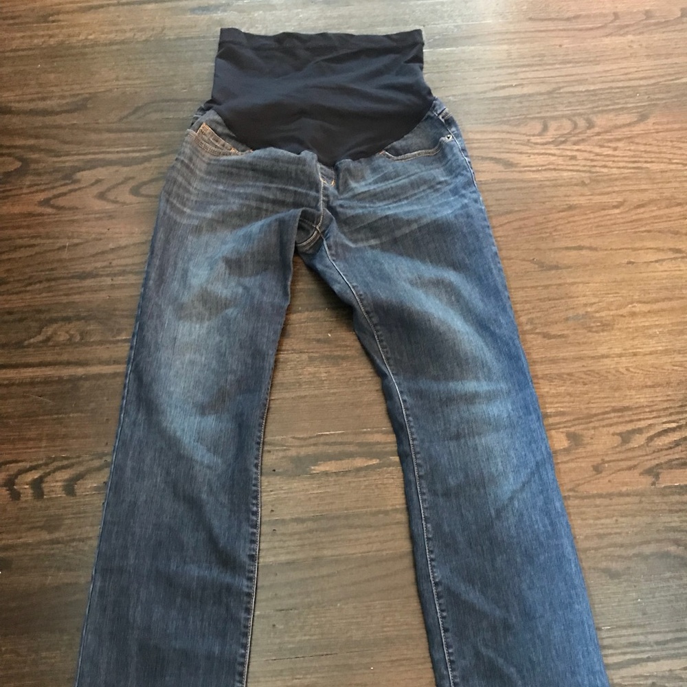 Boot cut maternity jeans