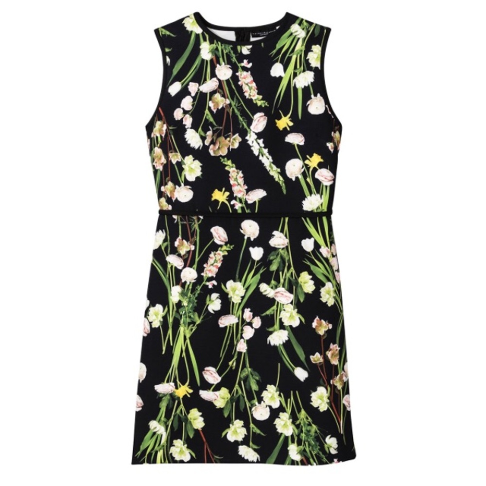 Black Printed Floral Dress