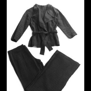 Sisley linen suit women's size 4