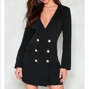 Nasty Gal Tuxedo Dress