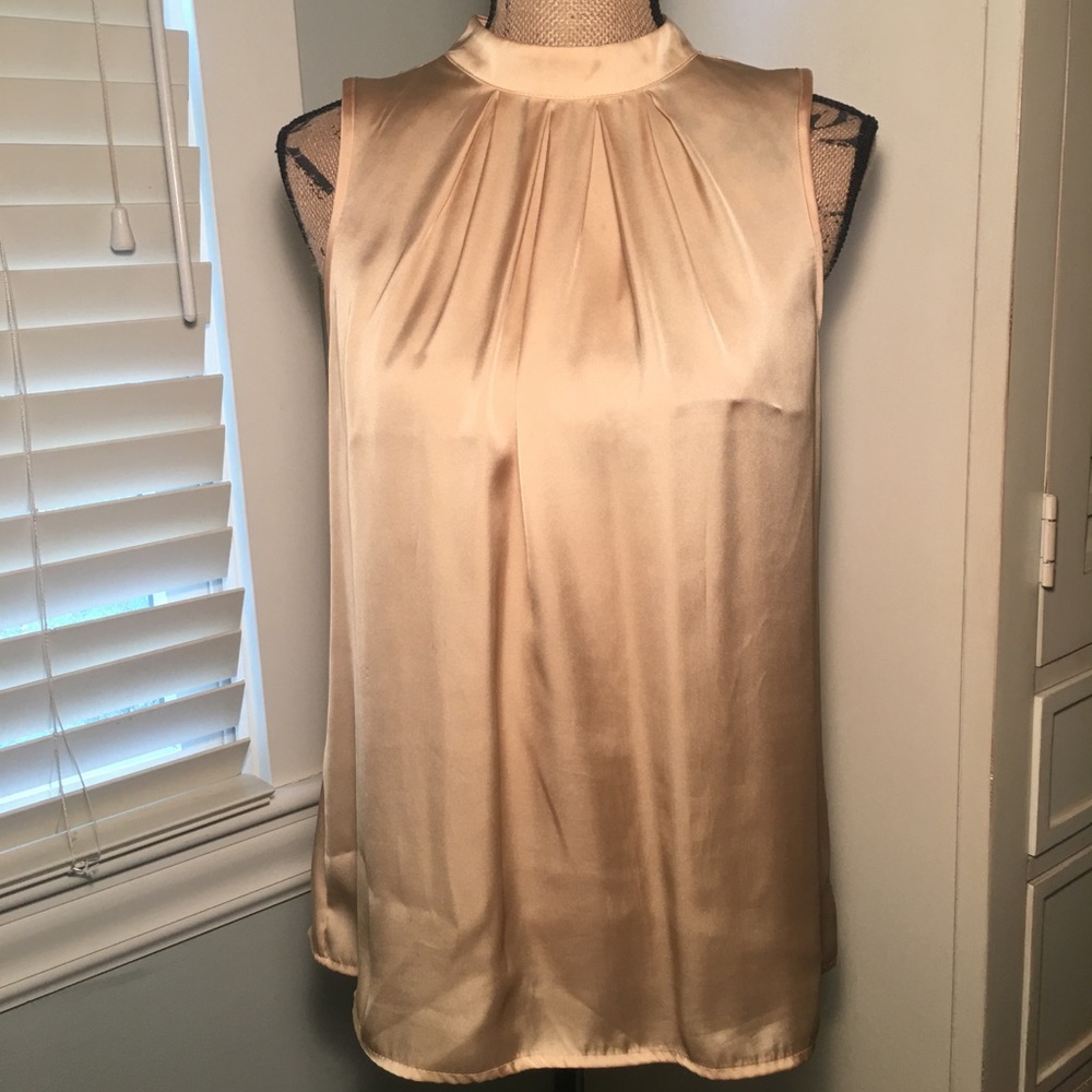 Gorgeous golden silky shirt