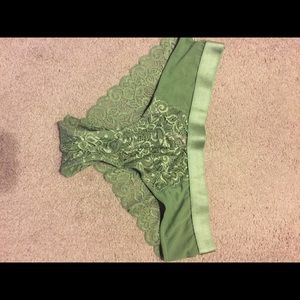 New never worn green panties from VS