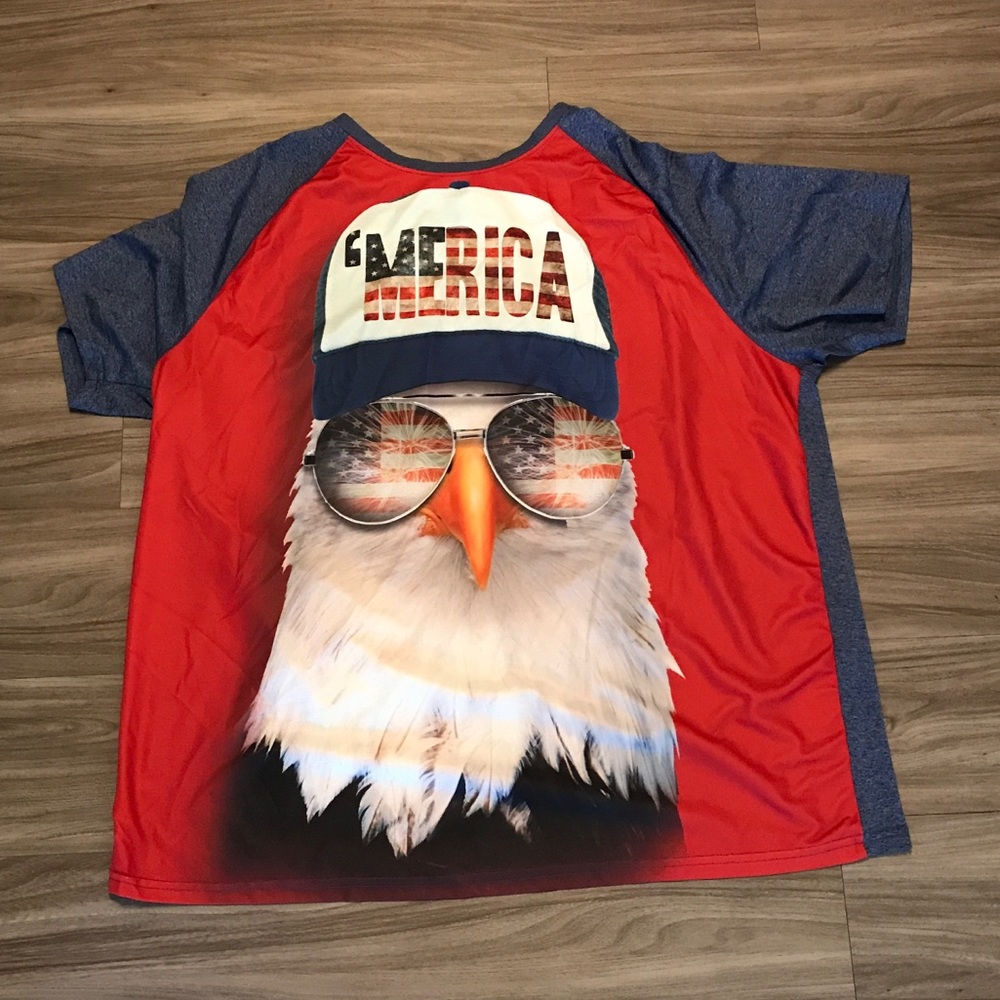 Men’s Faded Glory 100% polyester tee-shirt