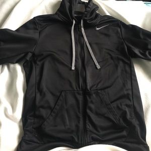 Black Nike Zip Up hoodie