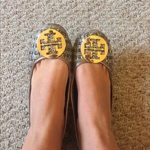Tory Burch Tweed Flats size 9.5