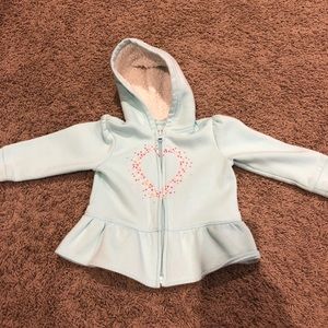 Little Girls Zip Up Hoodie