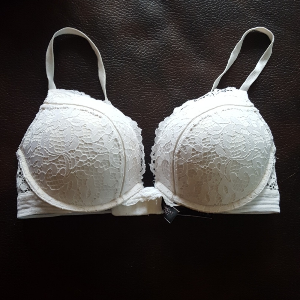 Beautiful white bra!