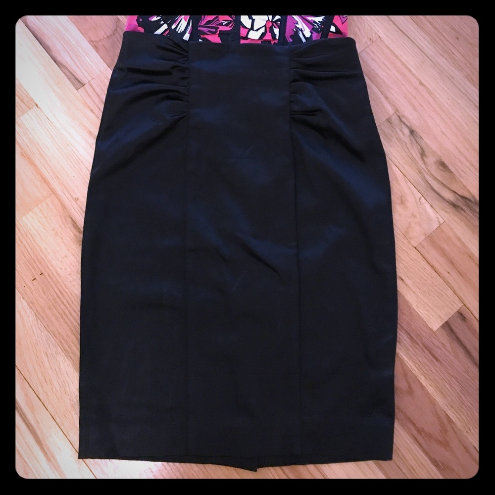 Bebe black Pencil Skirt