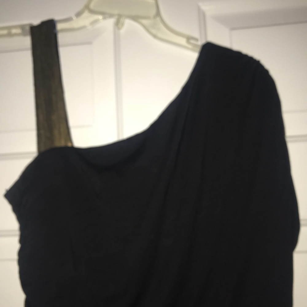 Jumpsuit with sequined strap