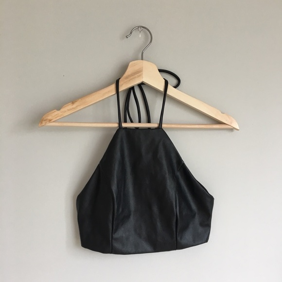 Nasty Gal Tops - Nasty Gal Pleather Top