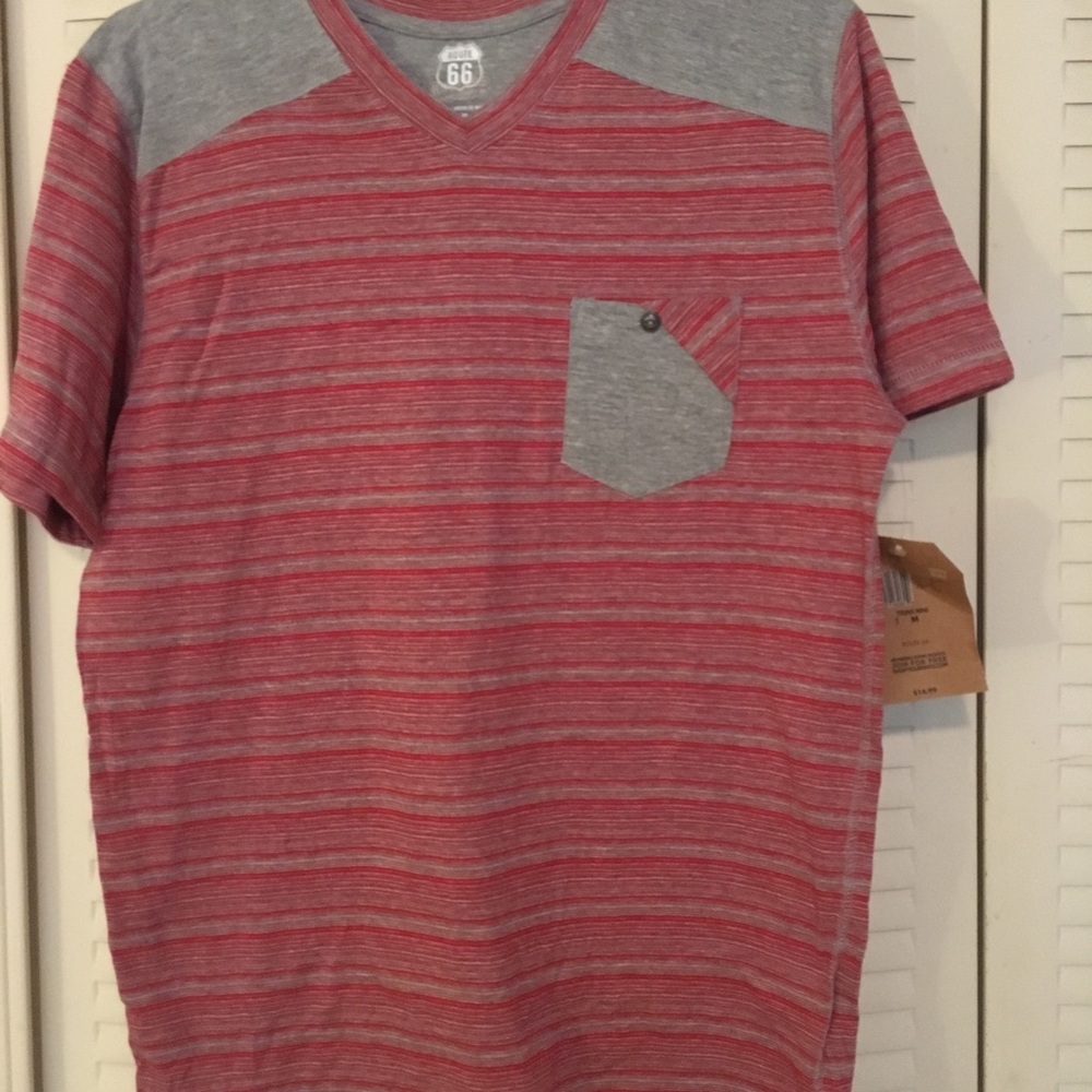 ROUTE🛣66 V Neck Tee