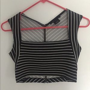 Striped Crop Top