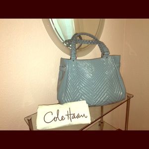 Cole Haan patent tote