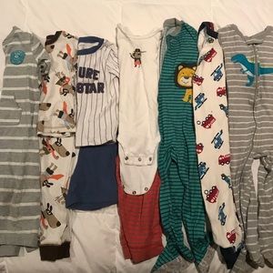18 mo pajamas. 7 total