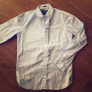 Light blue American Eagle long sleeve button up