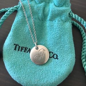 Tiffany & Co. Initial “A” Necklace
