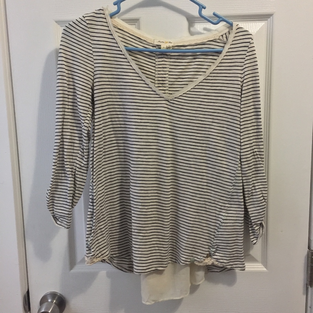 Anthropologie Vneck Tee