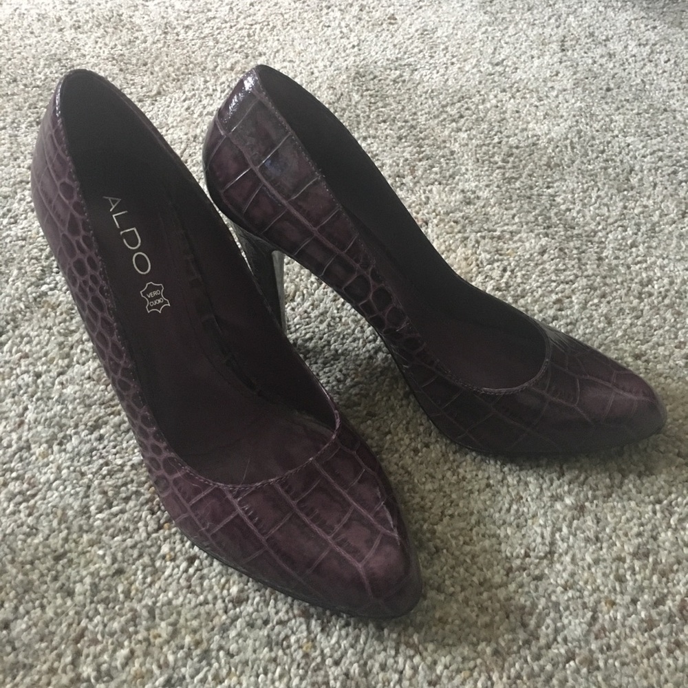 ALDO Pumps Purple Size 8 (38) Minimal Wear