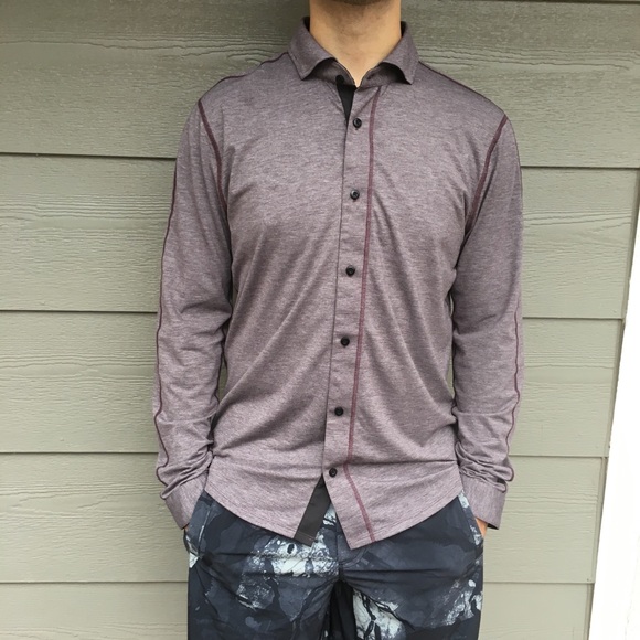 lululemon athletica Other - Lululemon Long Sleeve Polo Shirt - L