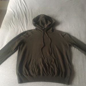 Brandy Melville dark olive hoodie
