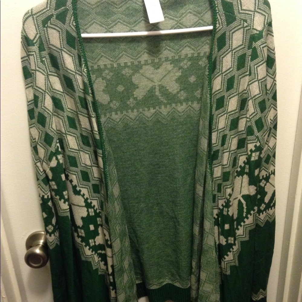 Irish Shamrock Saint Patrick's Day Cardigan