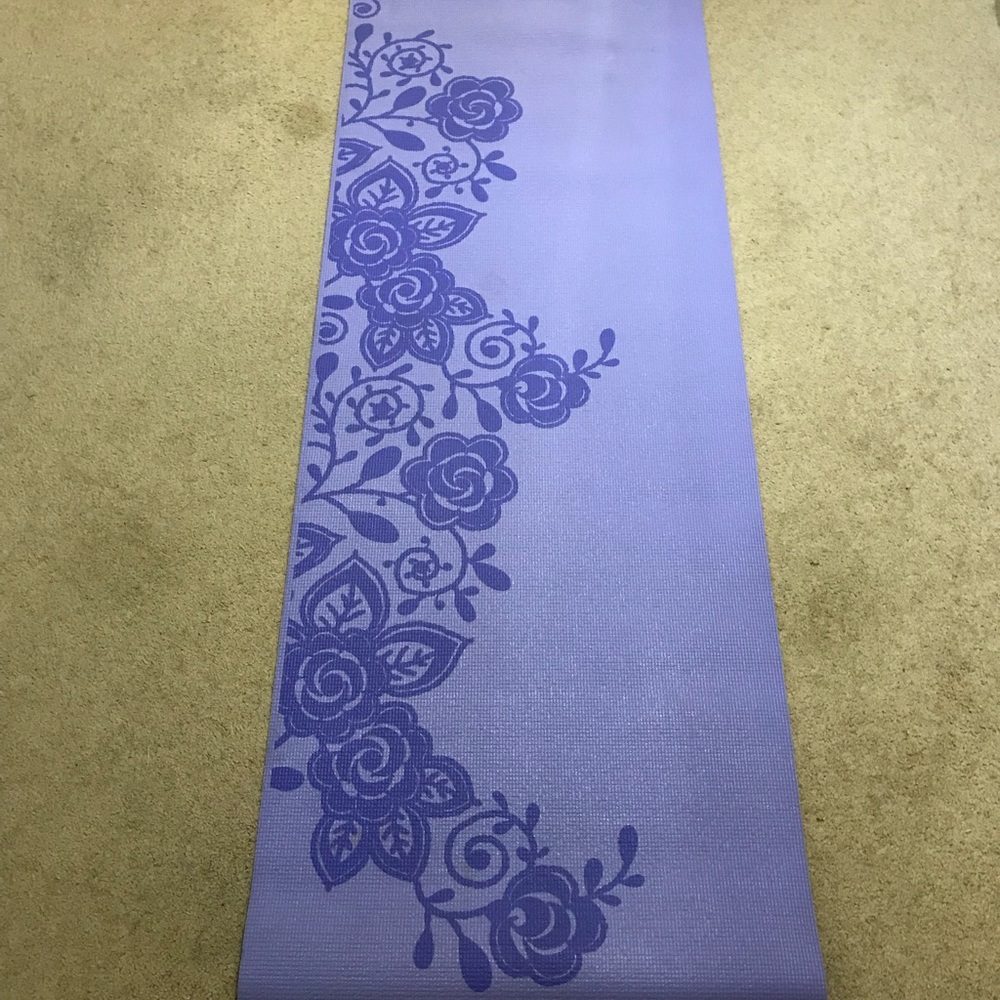 Purple yoga mat