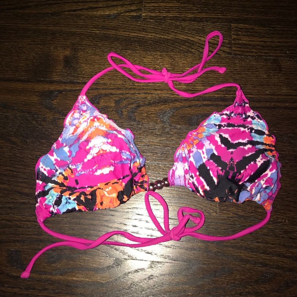 Multi color bikini top