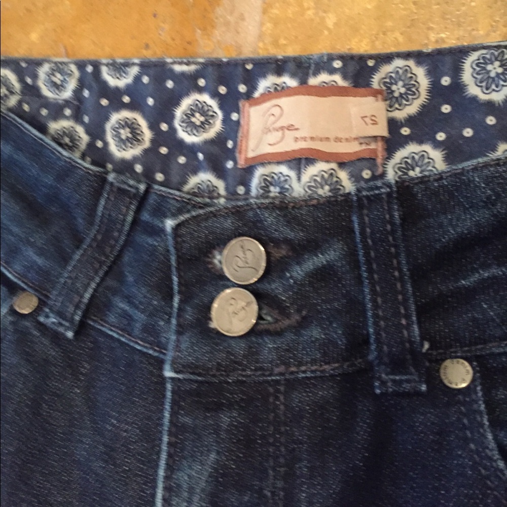 Paige jeans hidden hills high rise 33.5” inseam - Picture 3 of 8