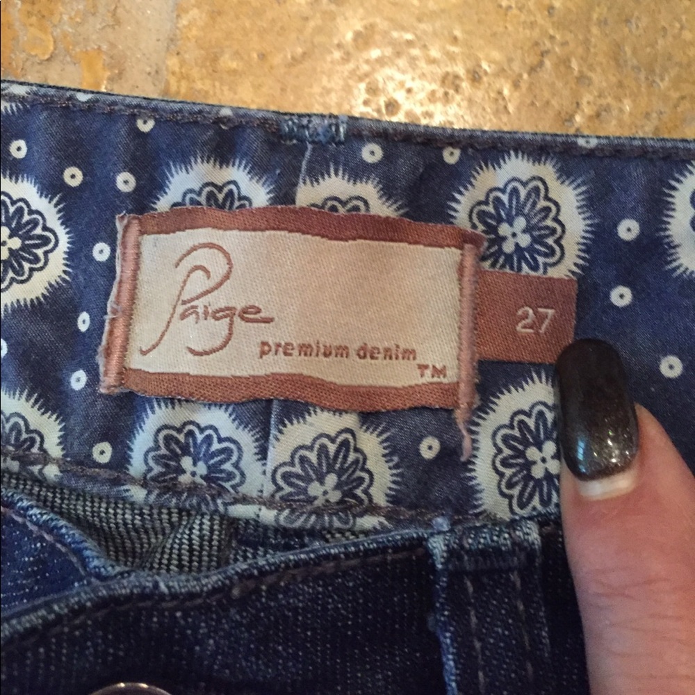 Paige jeans hidden hills high rise 33.5” inseam - Picture 4 of 8