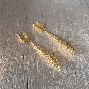 Diamond Cut Dangles 14k