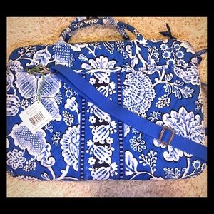 Vera Bradley Laptop Portfolio in Blue Lagoon