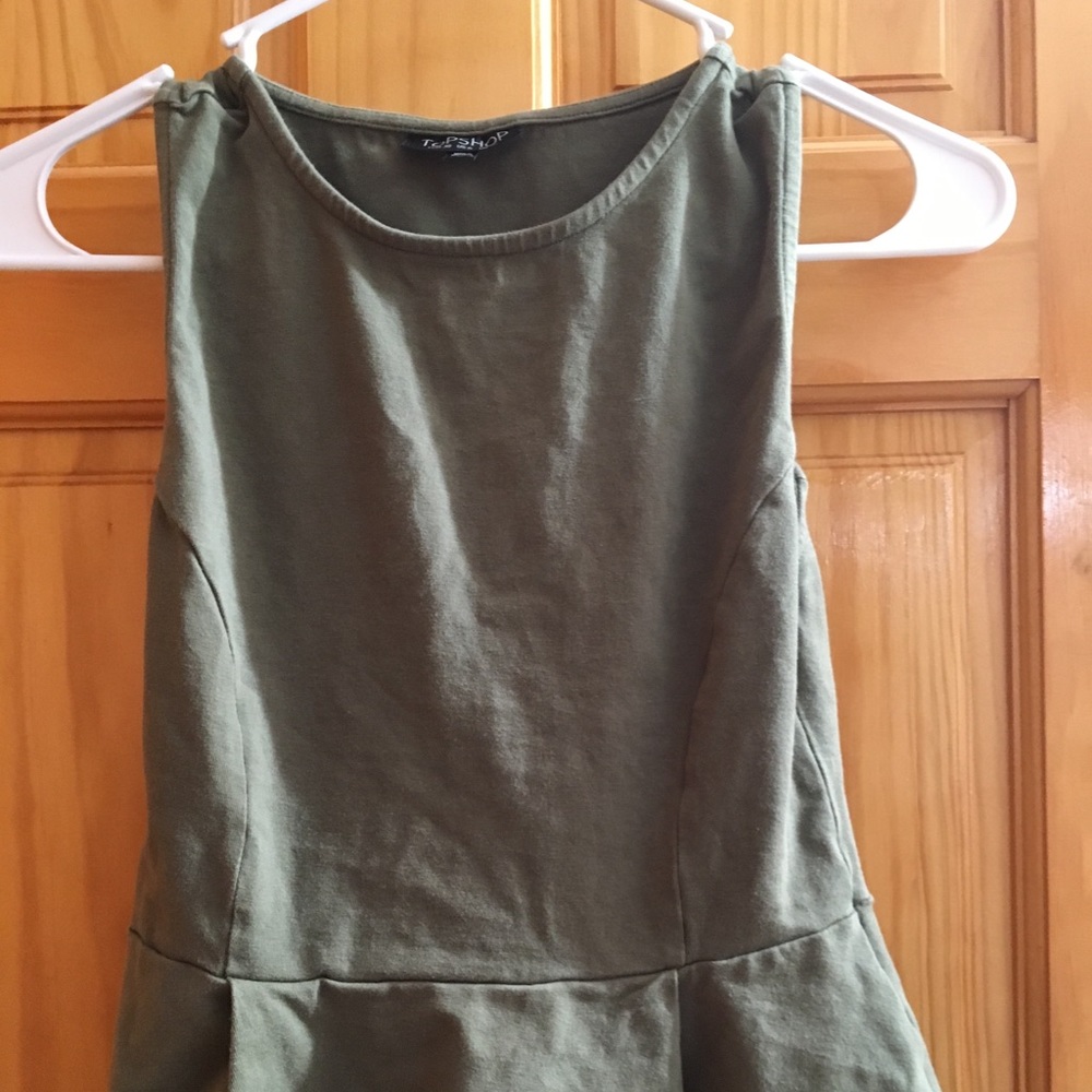 TopShop Peplum Top