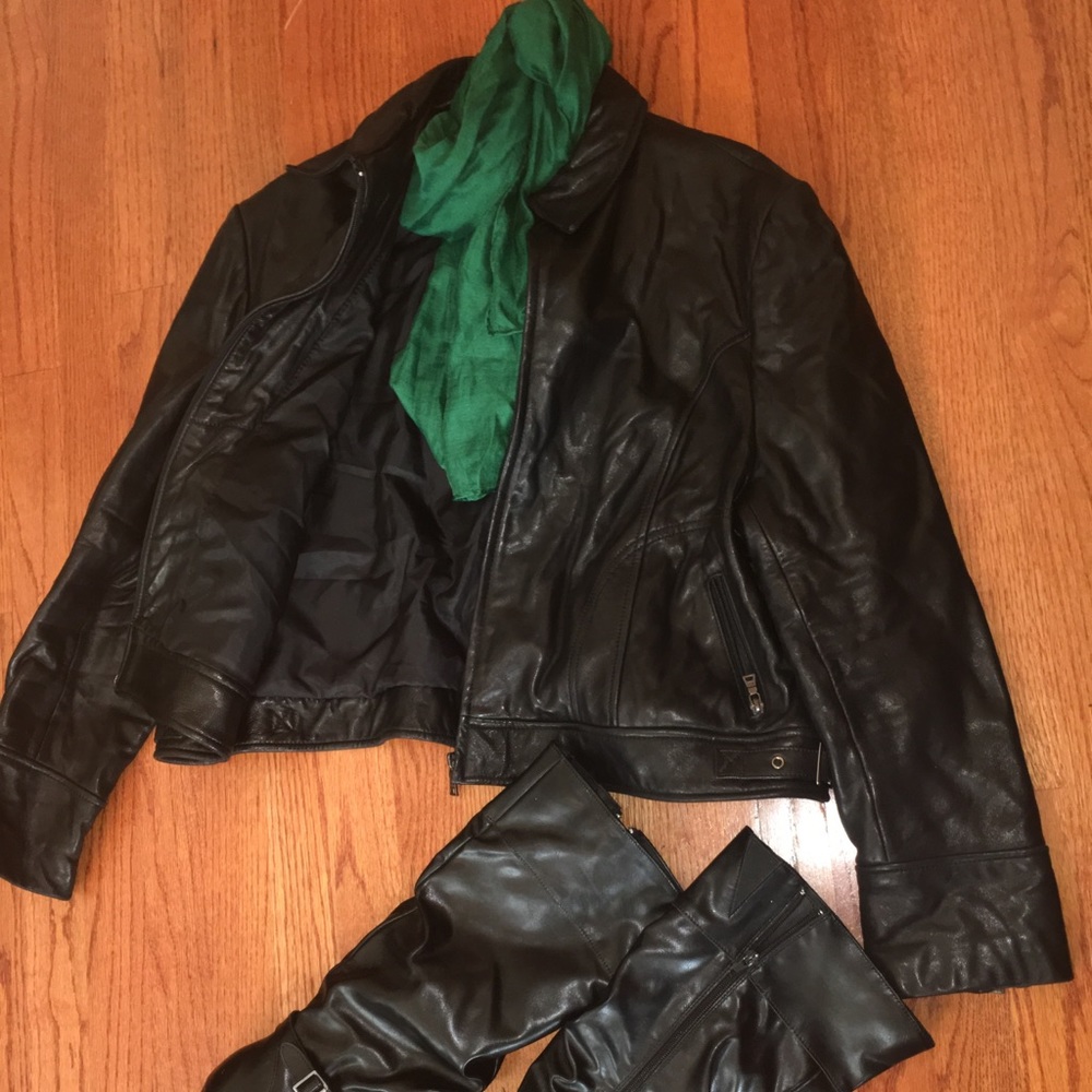 Leather jacket