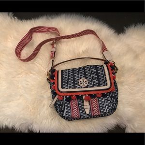 Tory Burch Scout Pom-Pom Crossbody