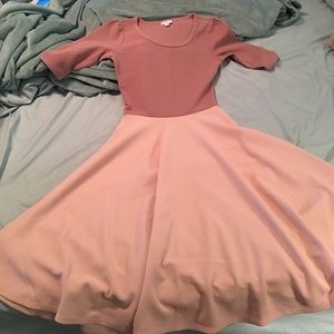 Lularoe color block Nicole dress