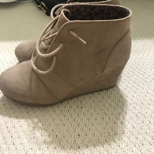 Brown booties