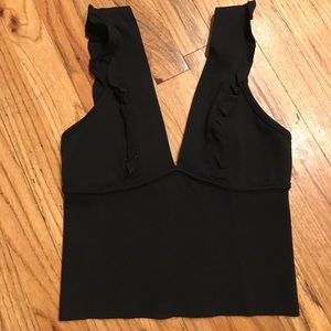 Brand new black Zara crop top