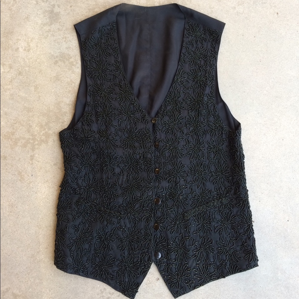 Kenar Studio vintage beaded vest