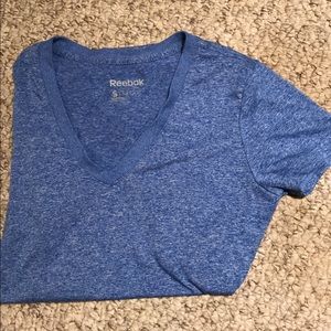 Rebook short sleeve workout top.