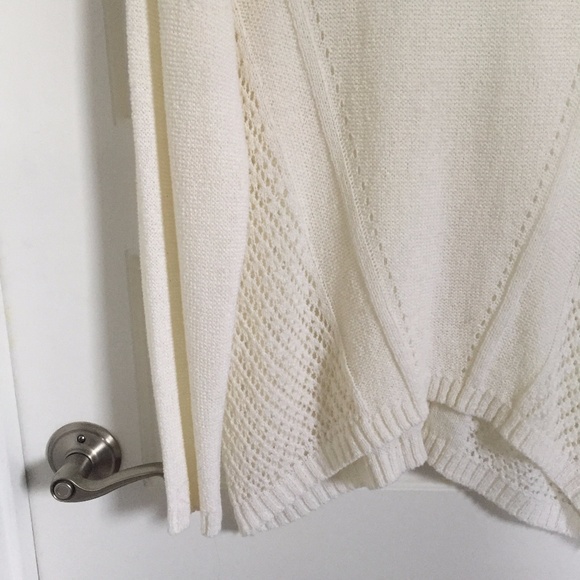 Long Cream Sweater with Detailing - Picture 2 of 4