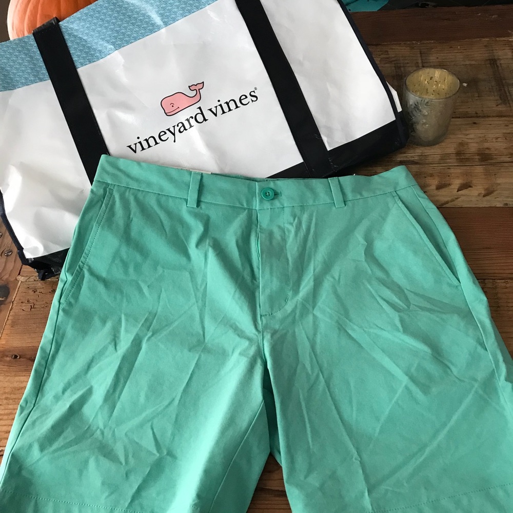 Vineyard Vine Green Shorts Perfect W/ Tags