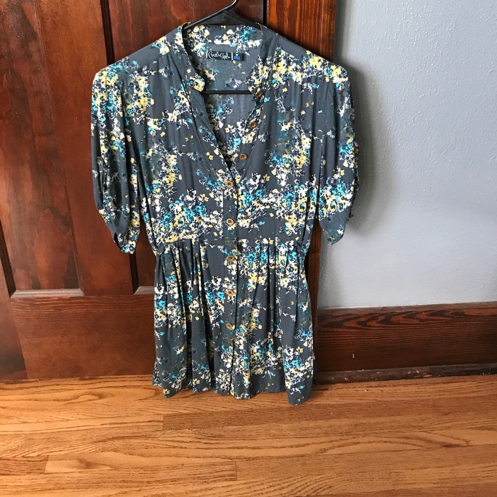 Short floral dress