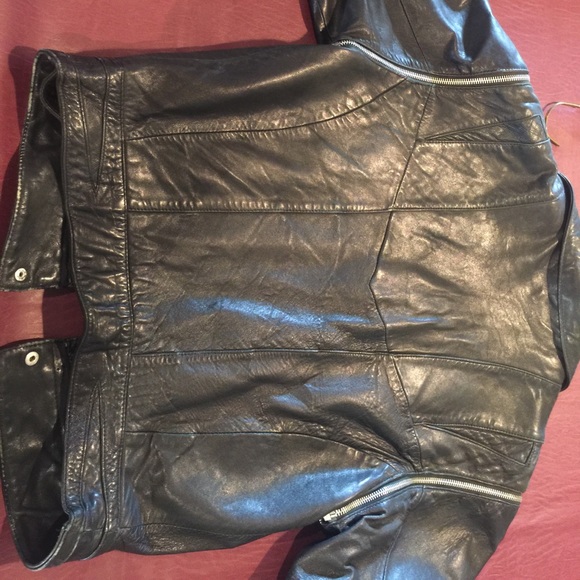 Pour le sportspecialémōde 100% real leather jacket - Picture 5 of 7