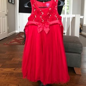 Girls Ref Christmas Dress