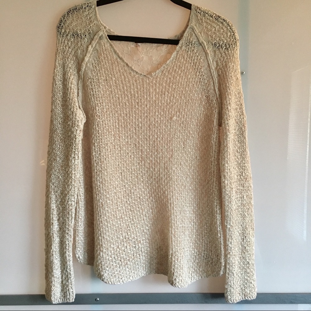 Crochet & Lace Sweater