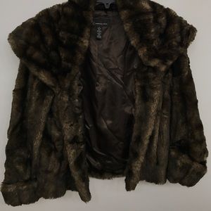 INC Faux Fur Coat