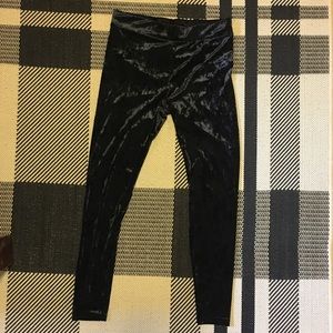 Mossimo Large Crushed Velvet Leggings