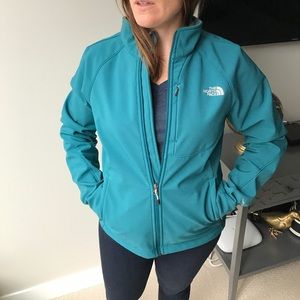 North Face Turquoise/Teal TNF Apex Shell Jacket